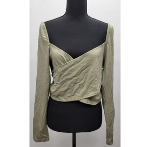 4th and Reckless Women Green Long Sleeve